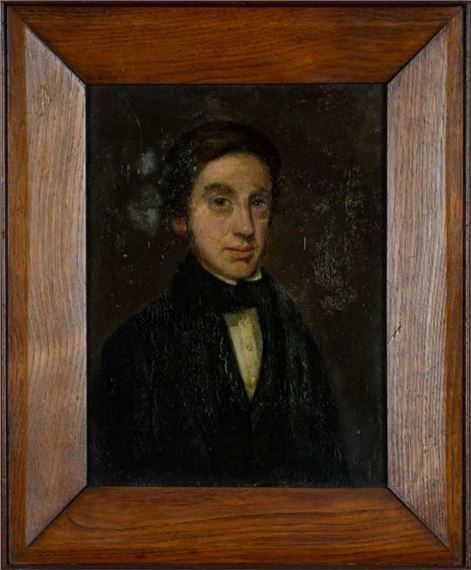 half-portrait of John Hughes by Hugh Hughes, circa 1815-1820