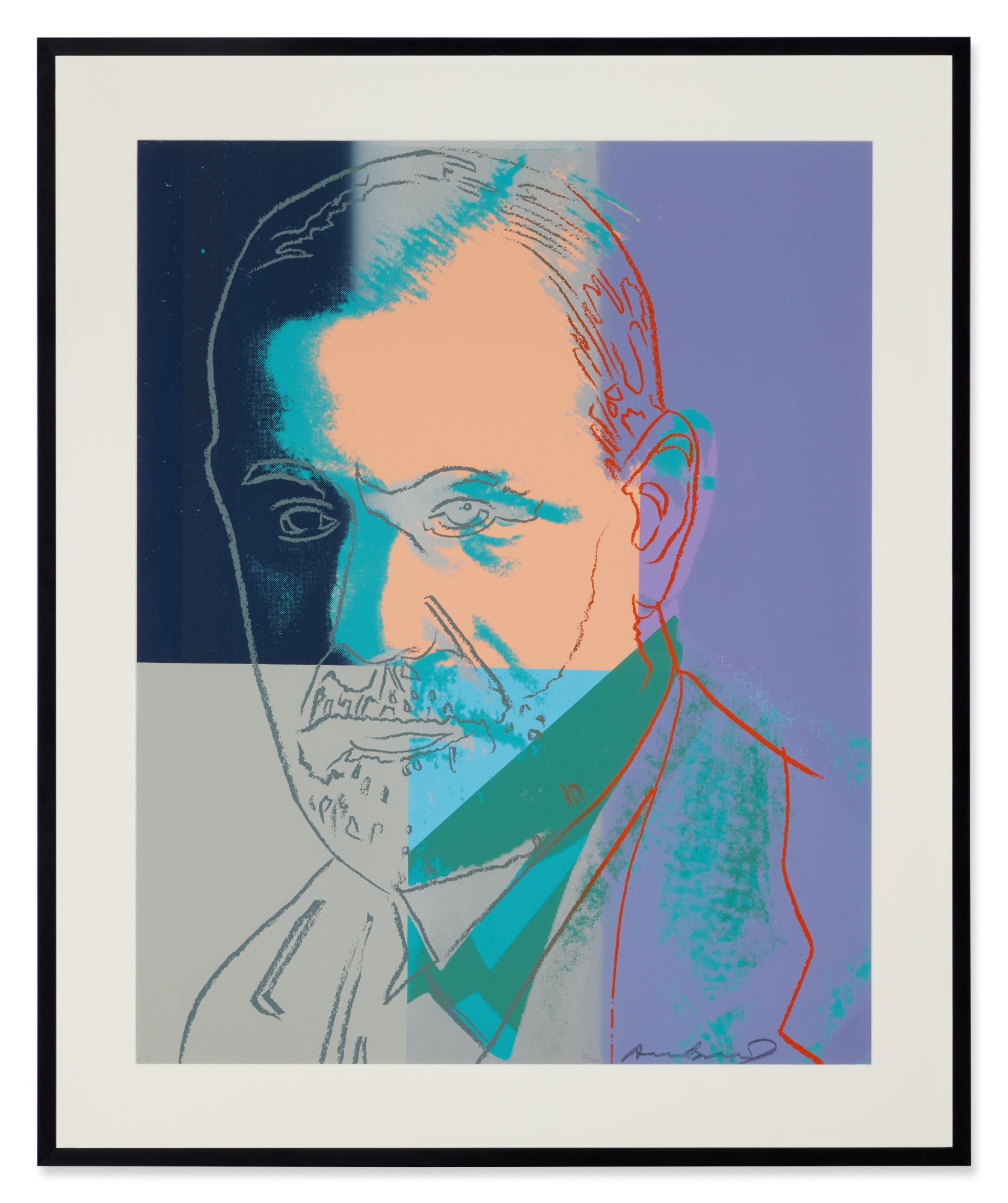 Andy Warhol | Sigmund Freud, from Ten Portraits of Jews from the ...