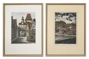 Ernst Geissendörfer 木版画 2点セット Ernst Geissendorfer Market Data: Auction Results