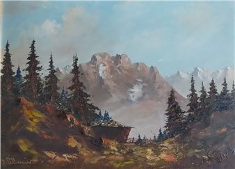 Vue de montagne - Josef Pillmeier