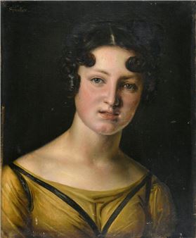 Portrait of a Woman - Louis Pierre Spindler