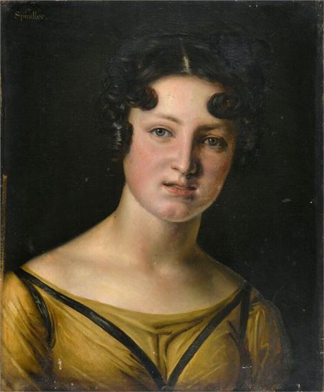 Portrait of a Woman - Louis Pierre Spindler