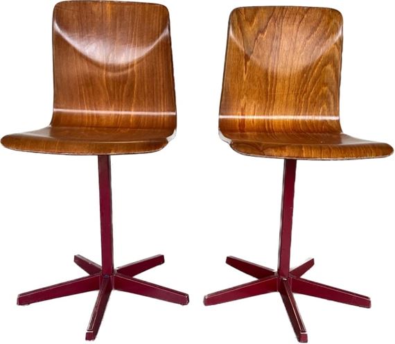 Elmar Flototto | 6) PAGHOLZ SCHOOL CHAIRS BY ELMAR FLOTTOTO (1970