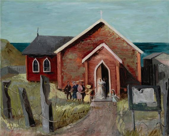 Country Wedding 1948 by Elaine Haxton, 1948