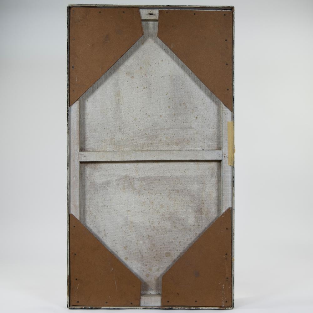 Artwork by Raoul van Den Heede, Silouet, Made of oil on panel