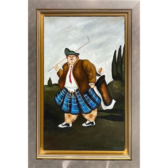 "The golfer by Thea Bokosa