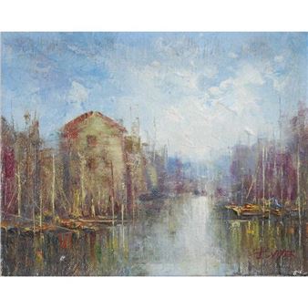 "L'entree du port" - François Lenotre