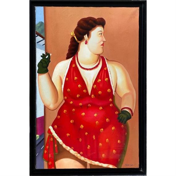 "The red dress" by Thea Bokosa