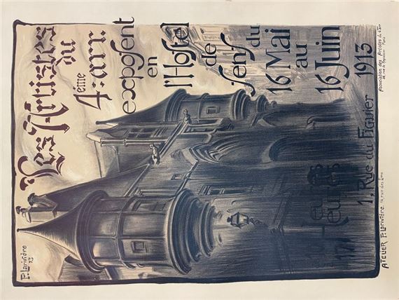 Pierre LARIVIERE (1883-1932) Artists of the... - Lot 232 - Varenne Enchères - Pierre Larivière