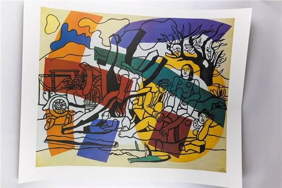 Fernand Léger | Partie de campagne, 1954 Four-color reproduction