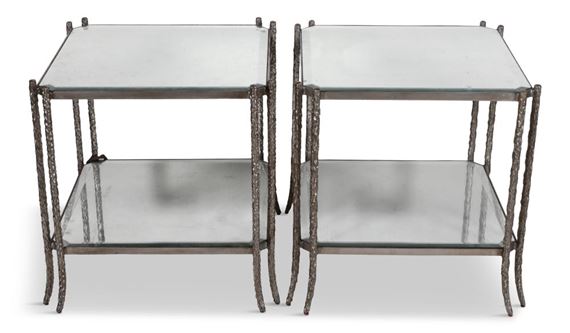 PAIR OF CELINE END TABLES by Lillian August
