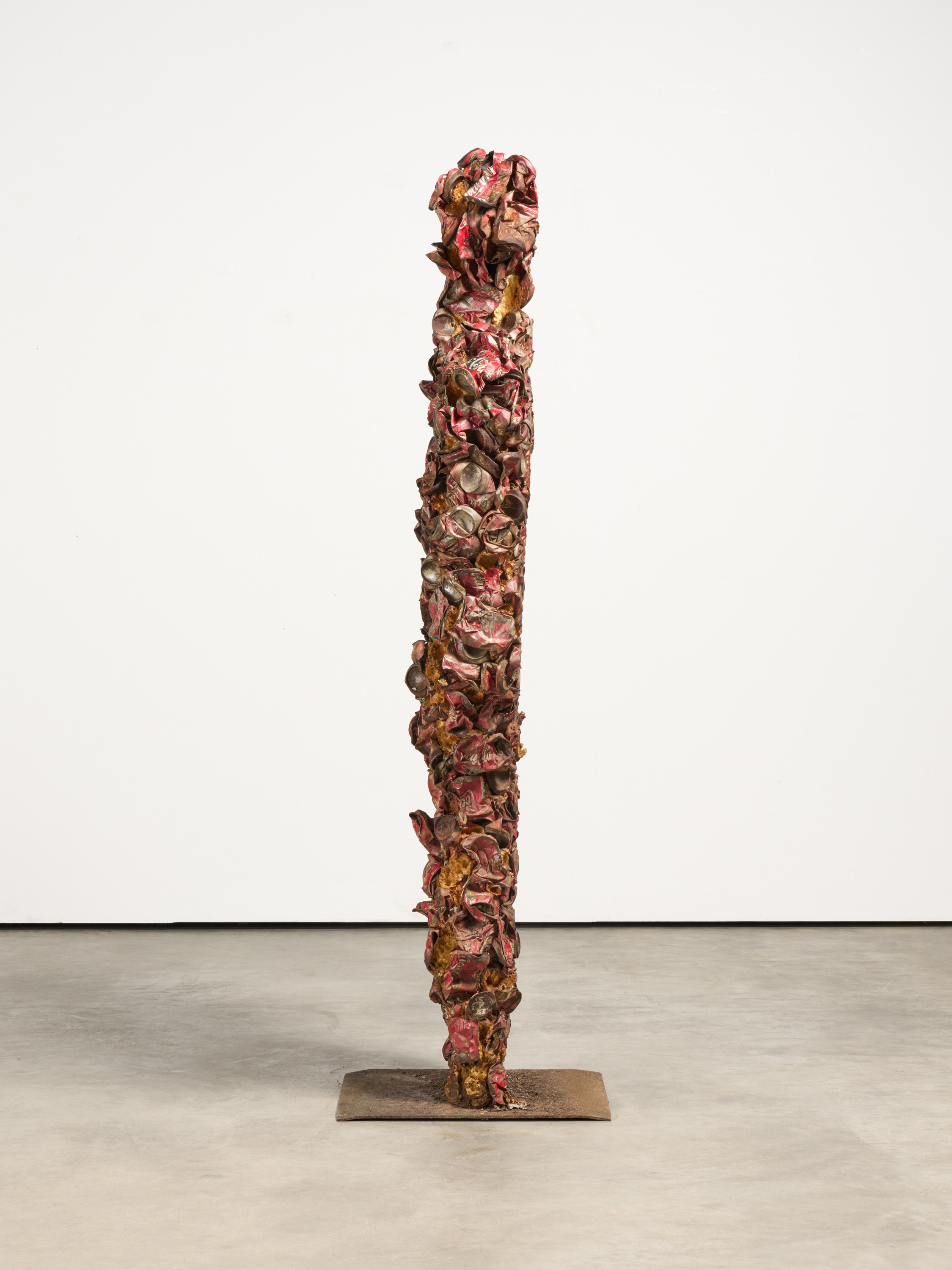 Artwork by HA Schult, Trash-Man (Coca-Cola, Made of foam and metal