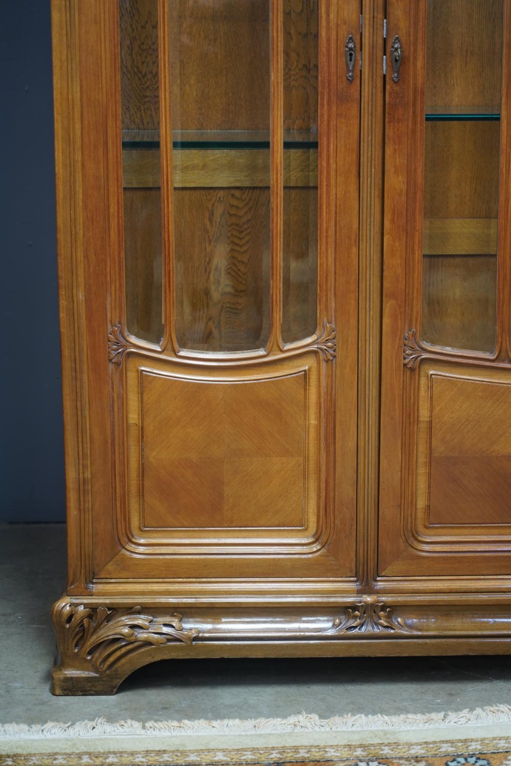 Artwork by Louis Majorelle, : Cabinet, Made of metal and colored