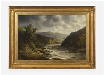 The Delaware River Water Gap - Thomas Bailey Griffin