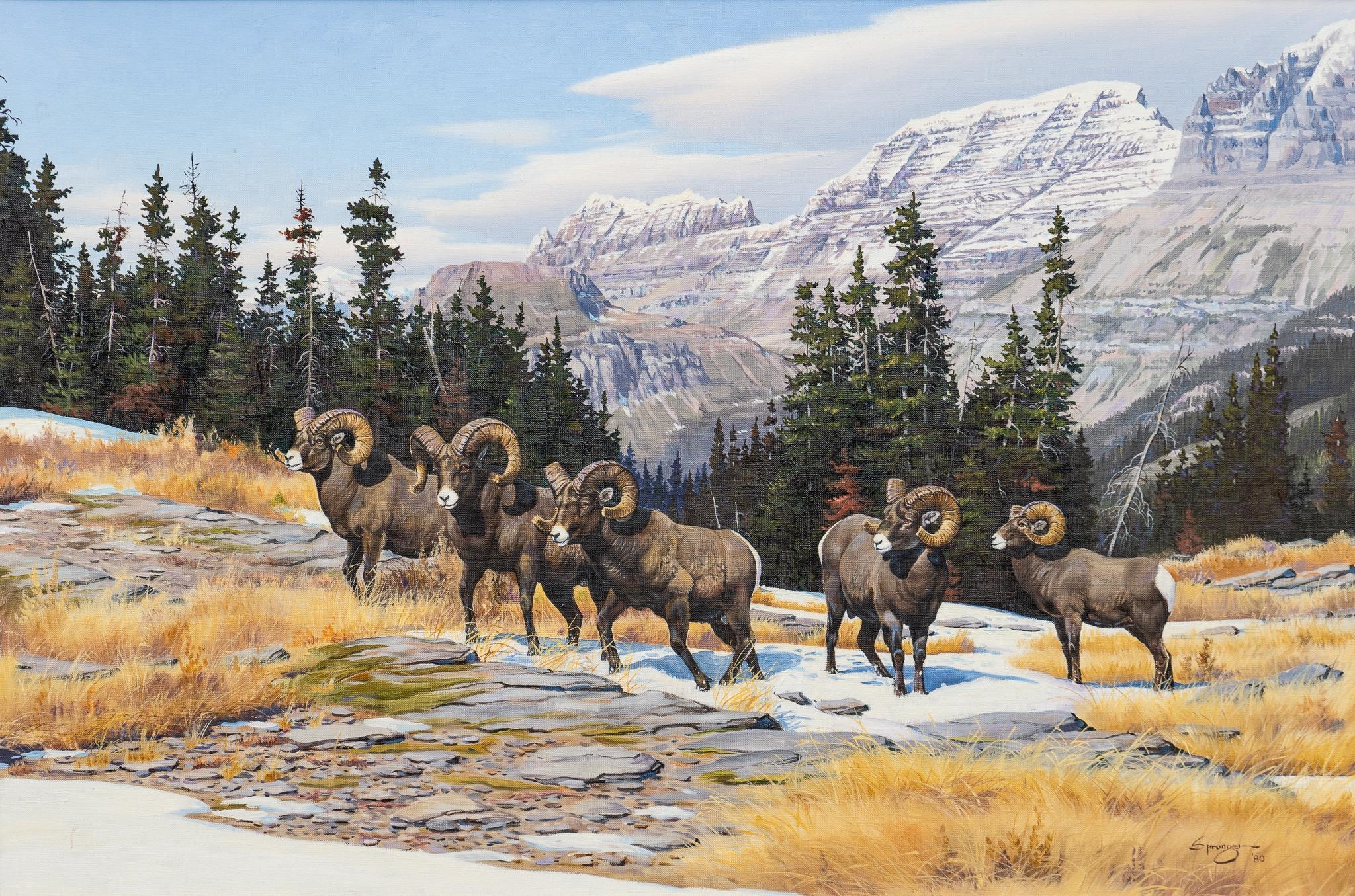 Elmer Sprunger | Alpine Bachelors (1980) | MutualArt