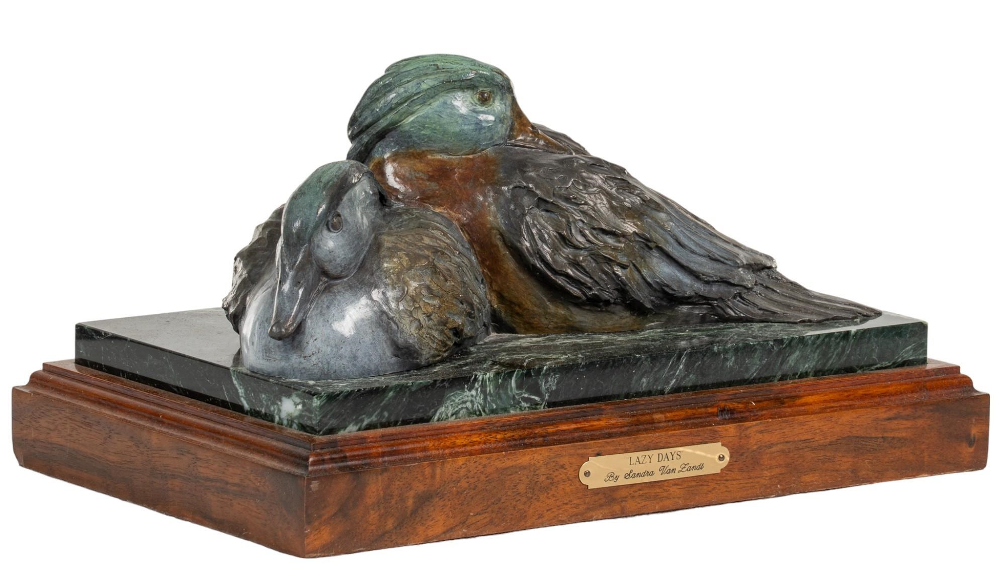 Artwork by Sandra van Zandt, Lazy Days, Made of bronze sculpture