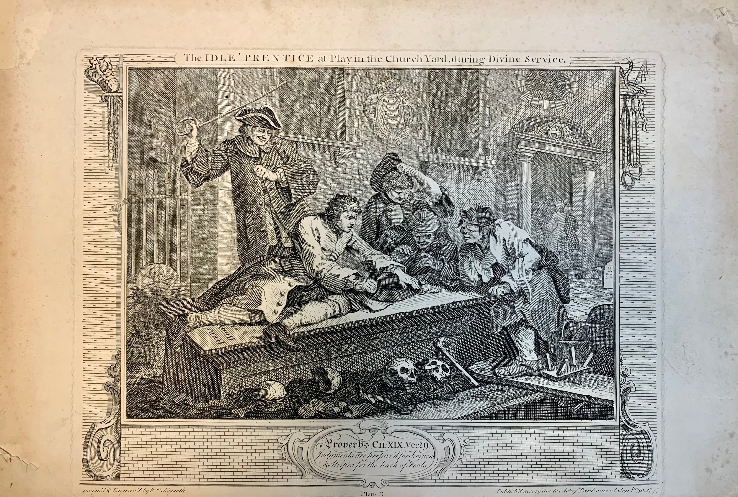 William Hogarth | nine 18th Century Prentice plates etchings to include ...