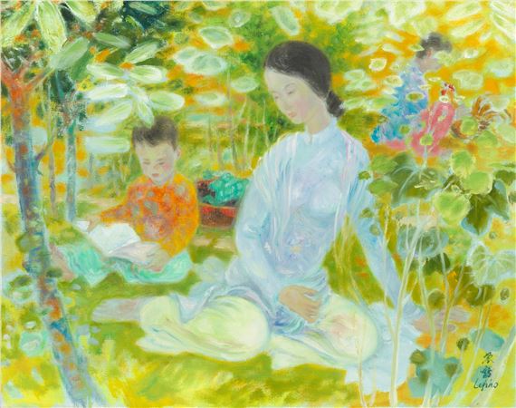 Le Repos by Lê Phổ, 1977