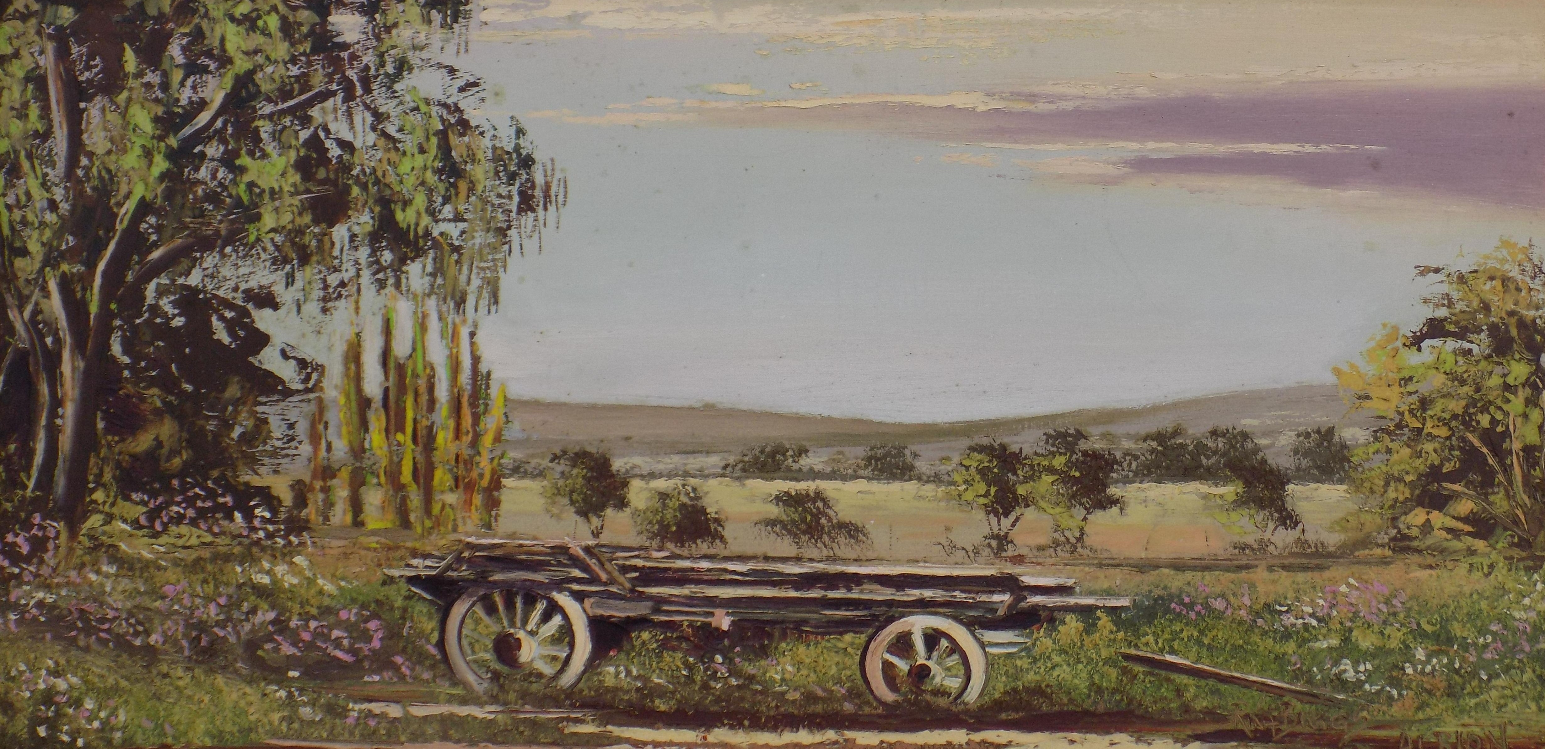 Artwork by Rina Biggs, Albion, Made of OIL ON BOARD