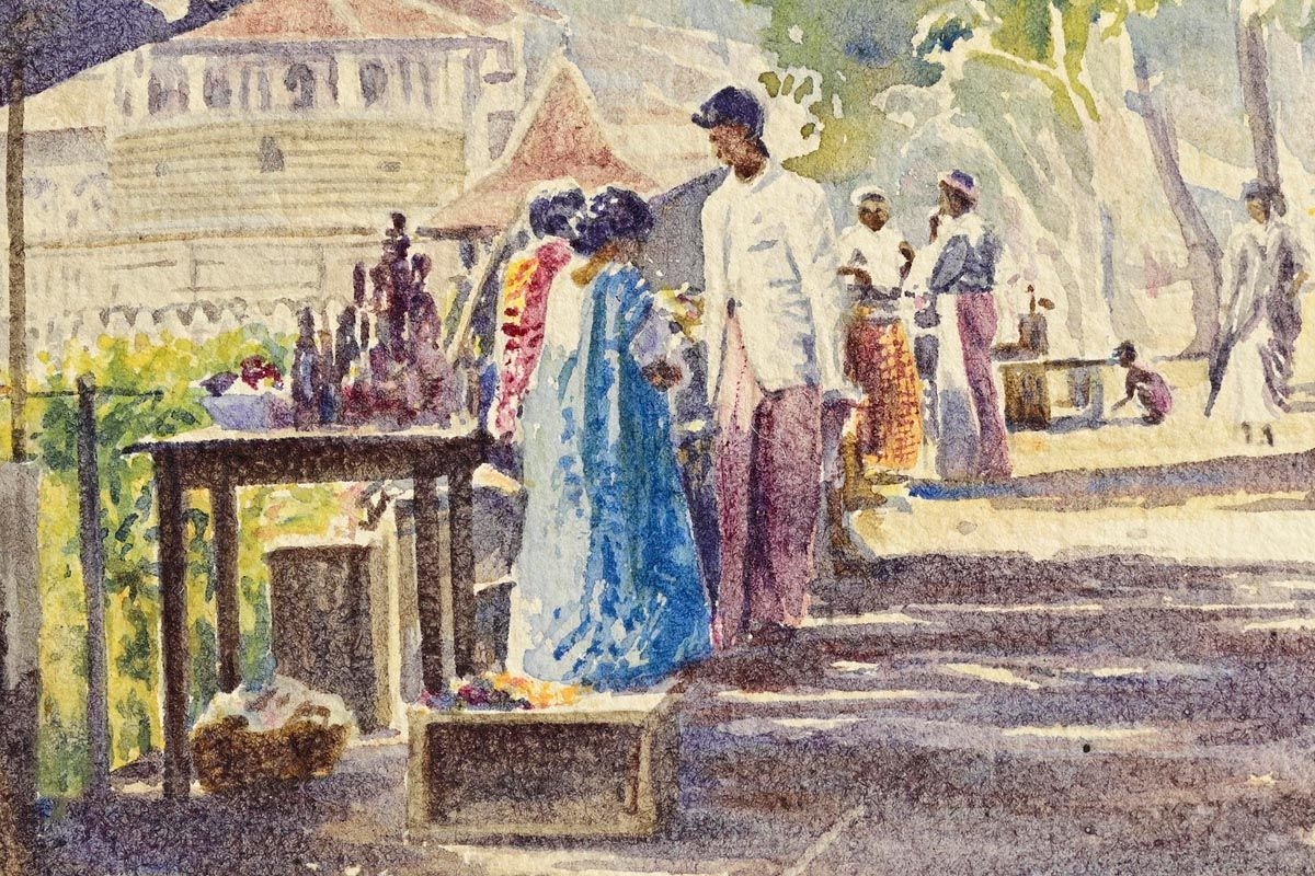 Henry George Gandy | Temple of the Tooth, Sri Lanka | MutualArt