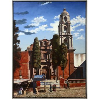 UNTITLED (SUNLIT MEXICAN CHURCH - Jesus Roal