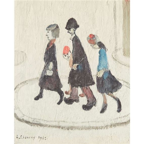 THE FAMILY by Laurence Stephen Lowry