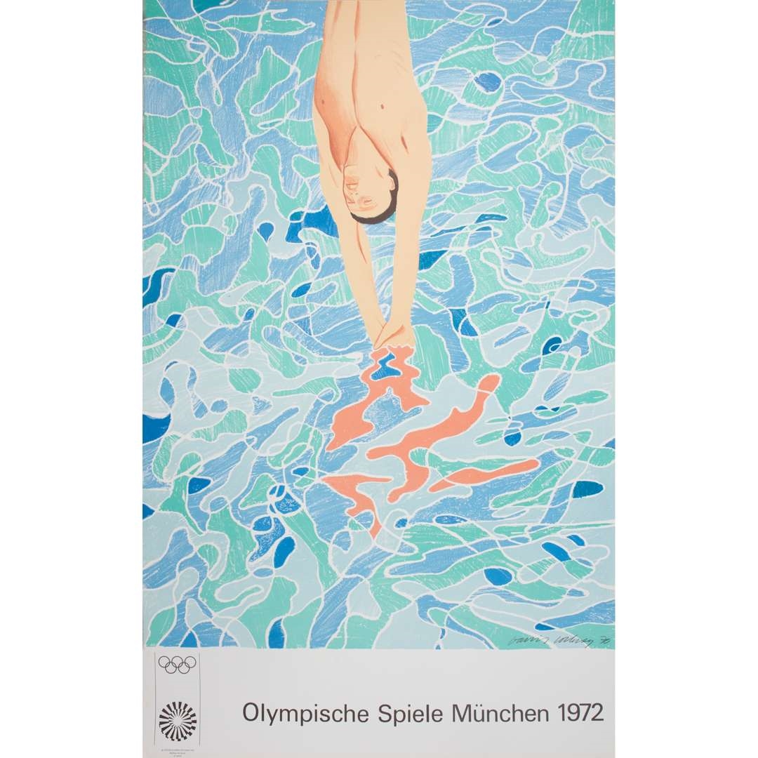 OLYMPISCHE SPIELE MÜNCHEN (BAGGOTT 34) - 1972 - David Hockney