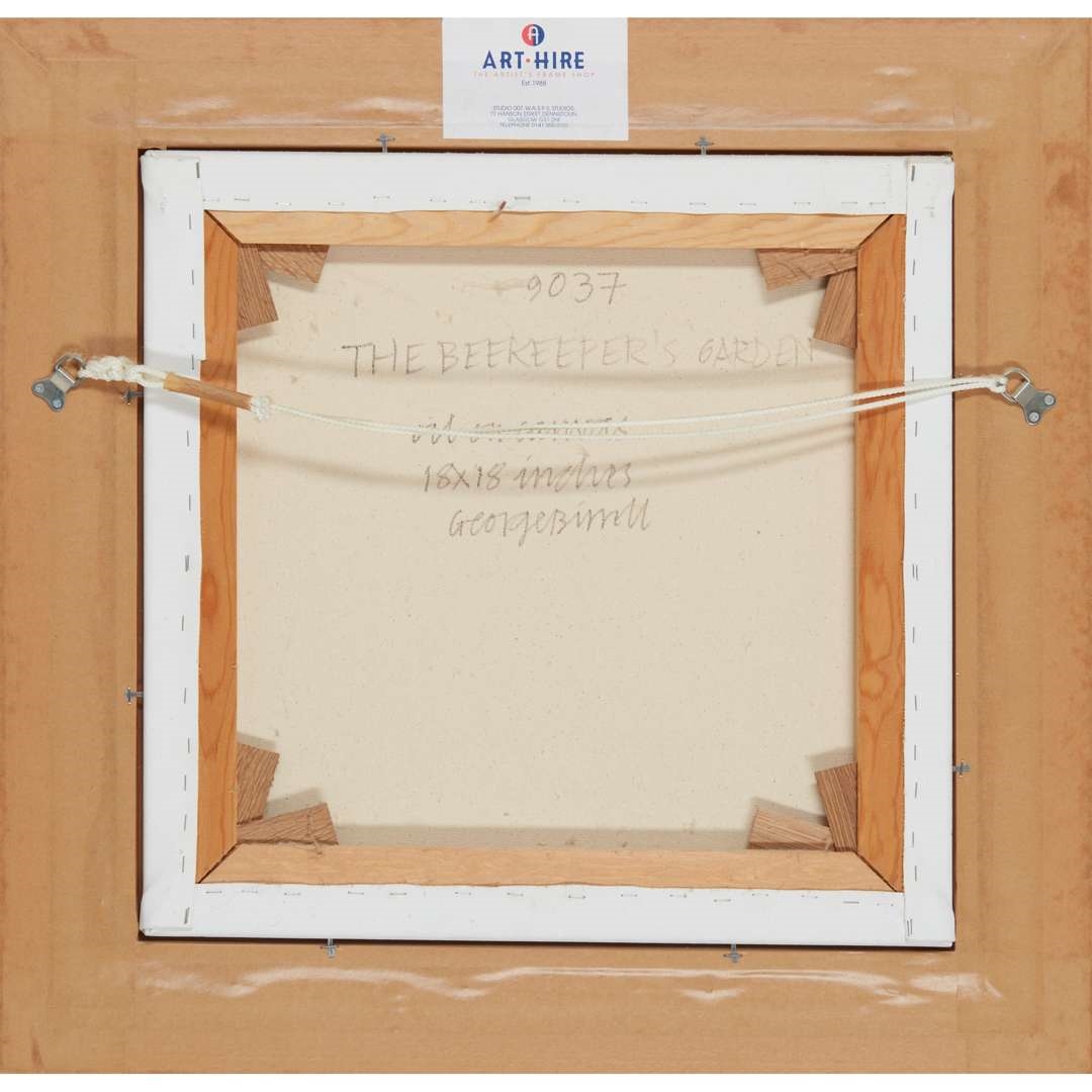 Artwork by George Birrell, THE BEEKEEPER'S GARDEN, Made of oil on canvas