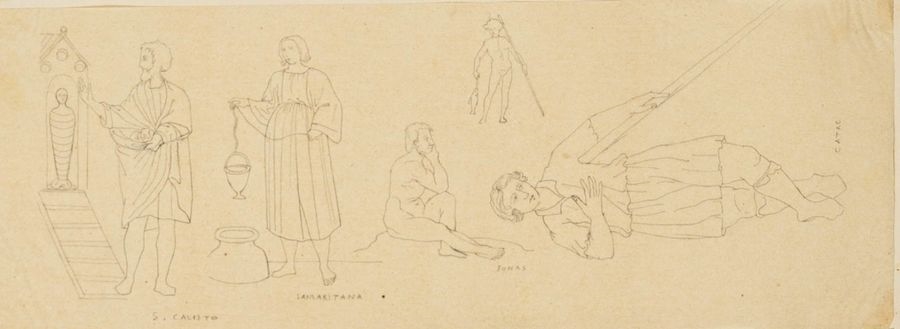 Camille-Auguste Gastine | Cinq calques représentant des frises de ...