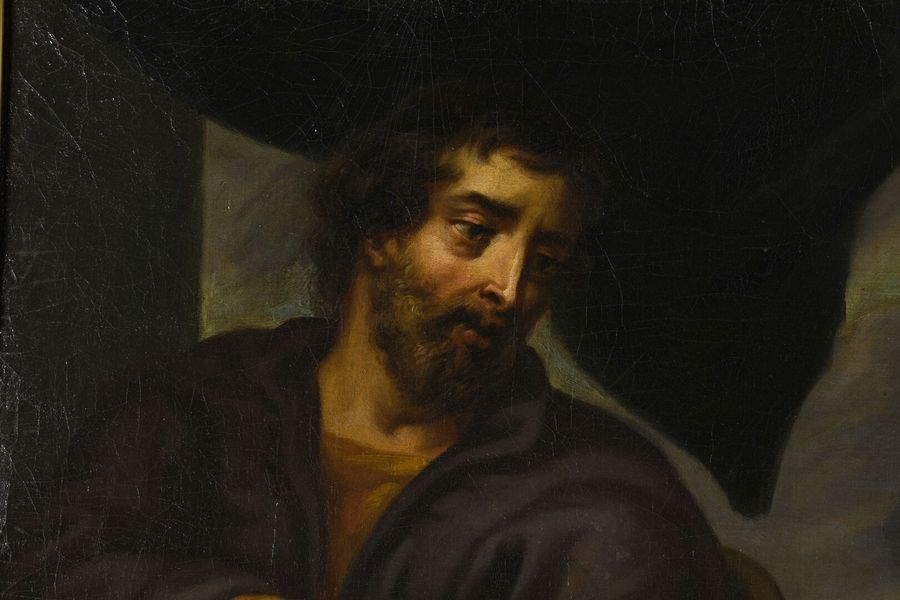 Artwork by Anthony van Dyck, Flemish School, 17th Century, The Holy Family with Saint John the Baptist, Made of Canvas