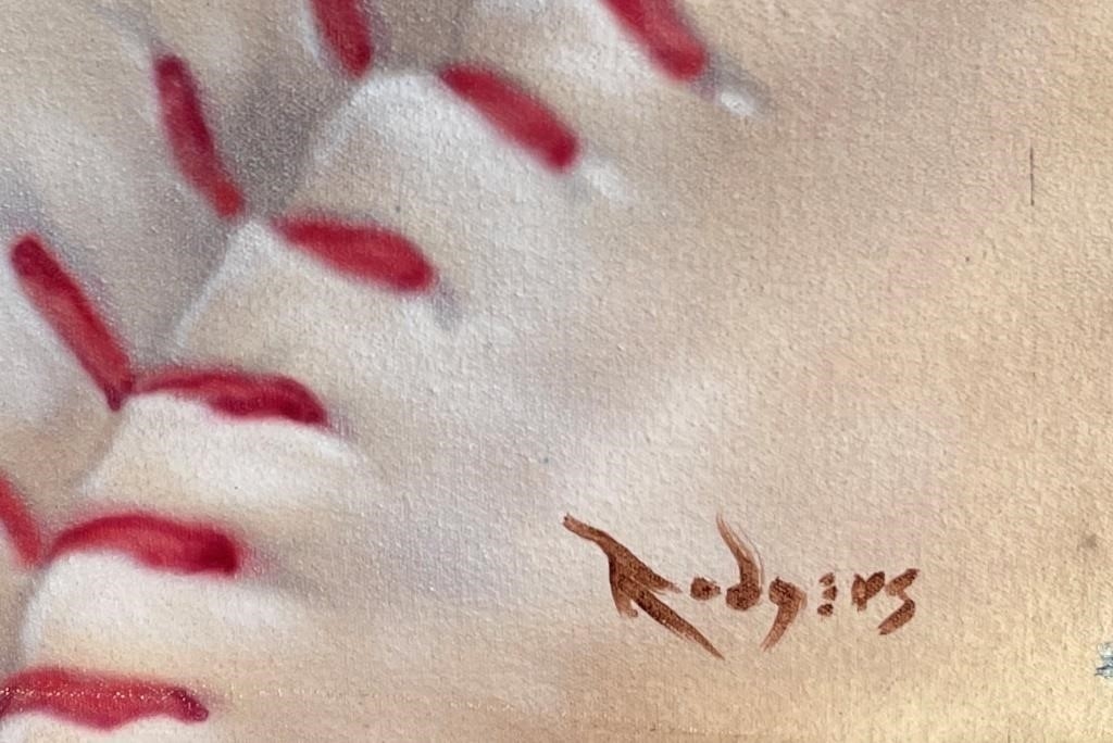 Artwork by Lance Rodgers, HUGE LANCE RODGERS TAMPA BAY NOSTALGIC PAINTING, Made of Acrylic/Canvas