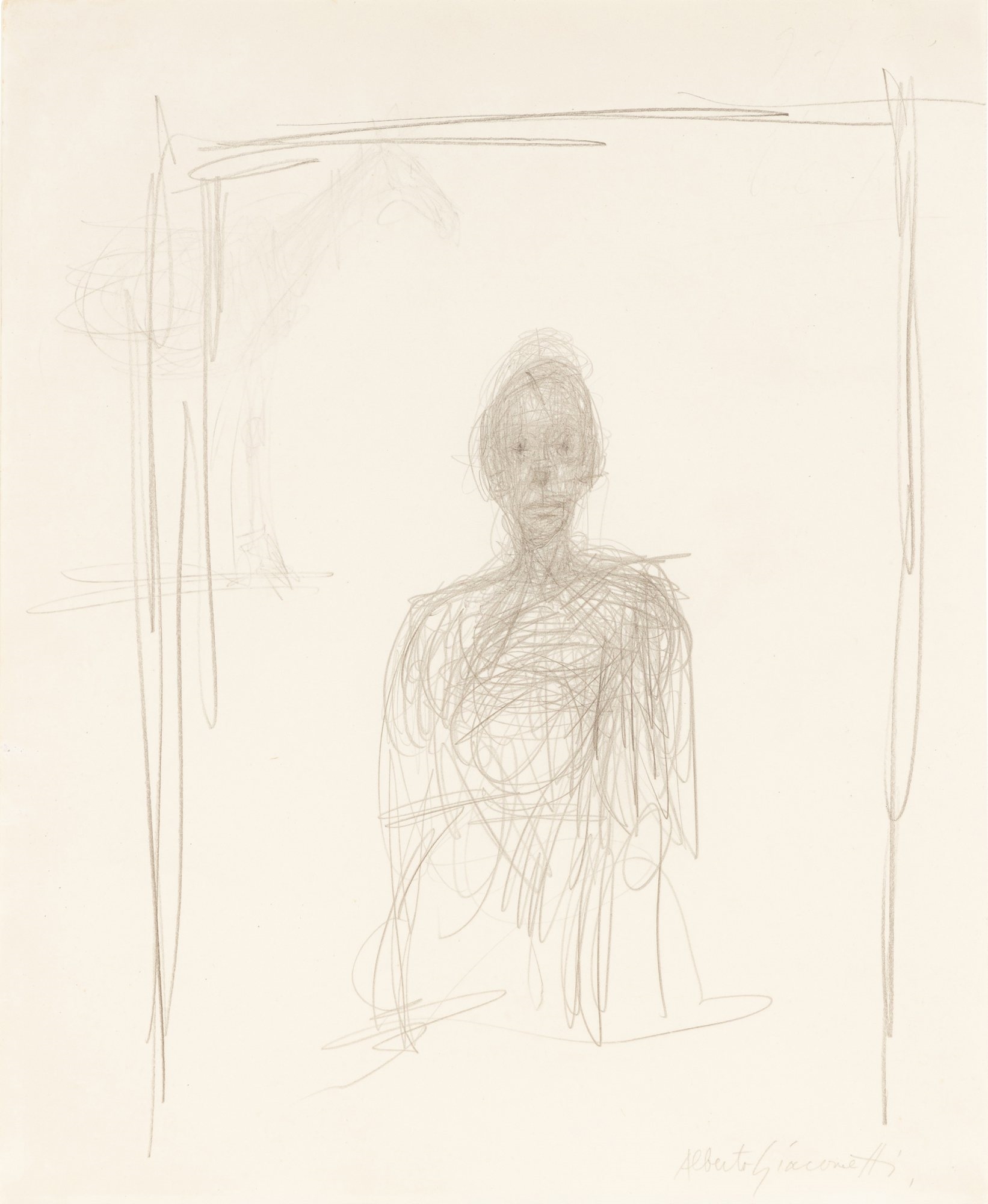 Buste de jeune fille - Alberto Giacometti