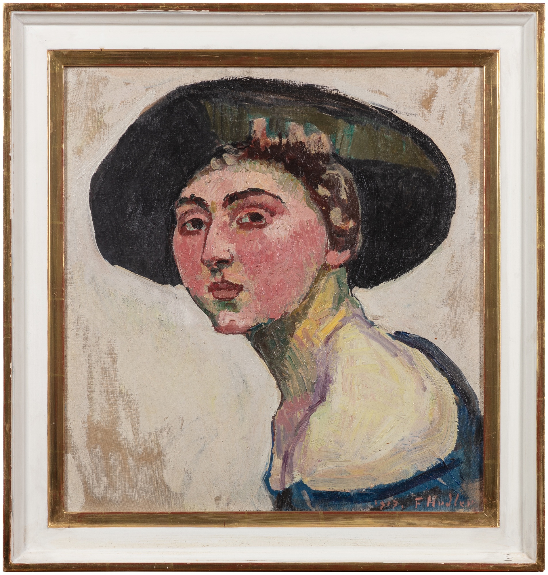 Artwork by Ferdinand Hodler, Bildnis Letizia Raviola, Made of oil on canvas