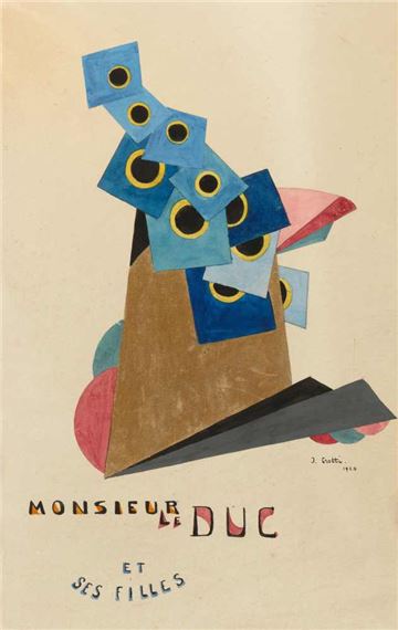 Jean Crotti | Monsieur le duc et ses filles (1920) | MutualArt