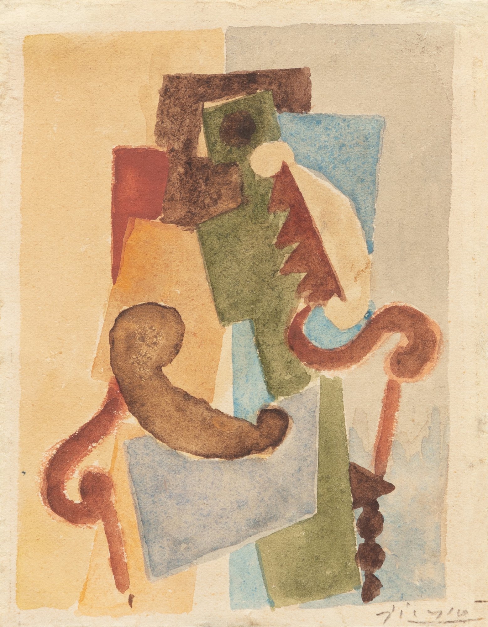 Reproduction D'art 'Femme Dans Un Fauteuil' De Pablo Picasso - Style Cubisme, Impression Sur Toile Ou Papier, Pour Décoration Murale