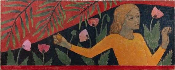 Fées aux balles d'or N°5 ou Femmes aux pavots by Paul Sérusier, 1893 between 1893 and 1927