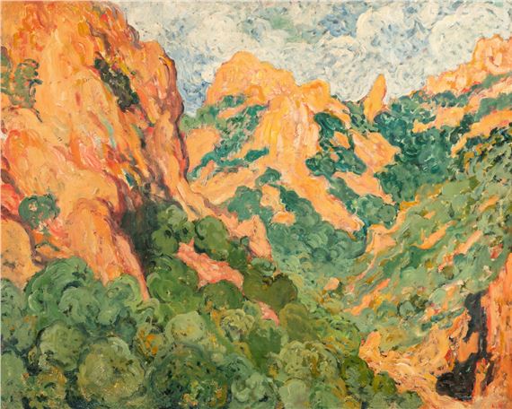 Les rochers rouges by Louis Valtat, circa 1904