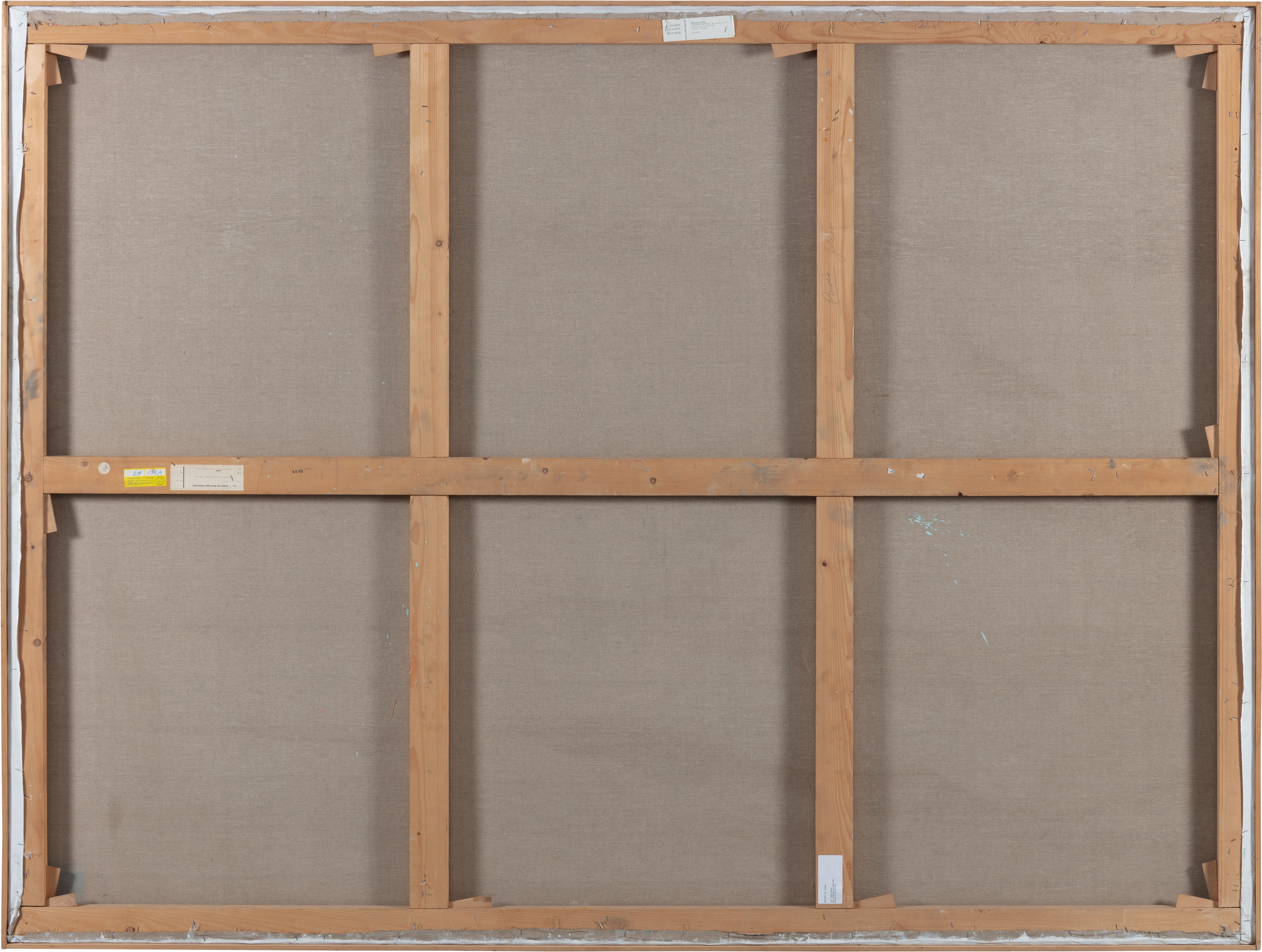 Artwork by Miodrag Djuric Dado, Double Portrait of Granville 1, Made of oil on canvas