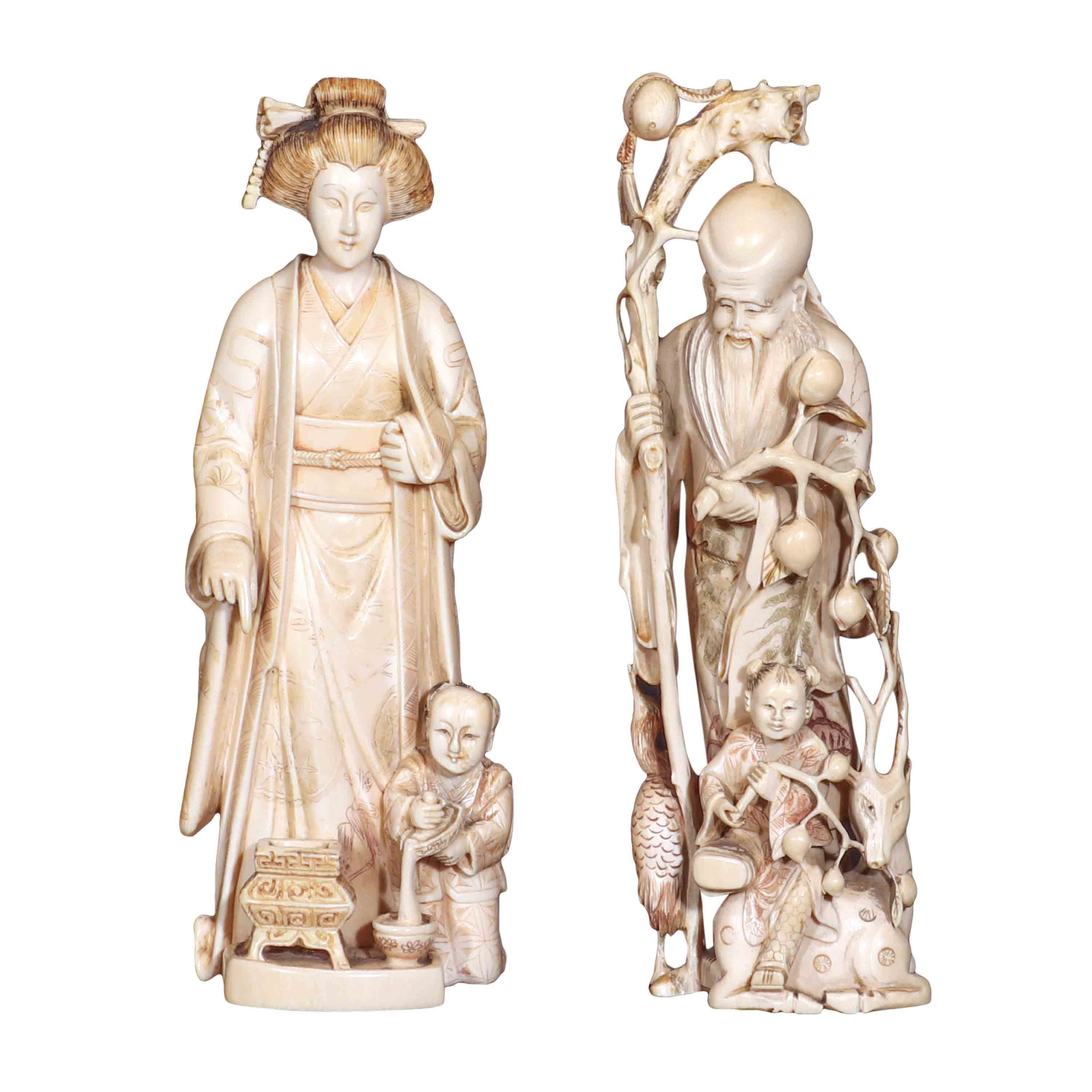 Orientalist School | Two Oriental Statuettes | MutualArt