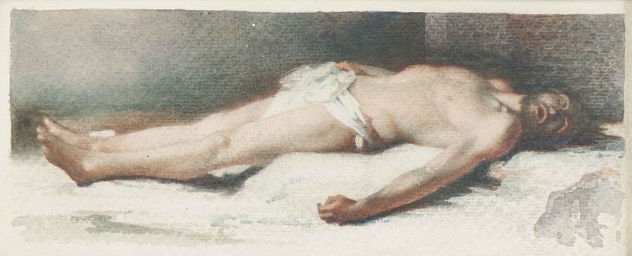 Reclining Christ - Jean-Jacques Henner