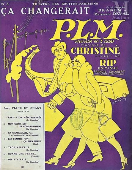 P by Roger de Valerio, circa 1920