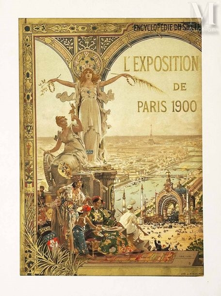 Luigi Loir L'Expositon de Paris 1900 Encyclopedie du Siècle Paris