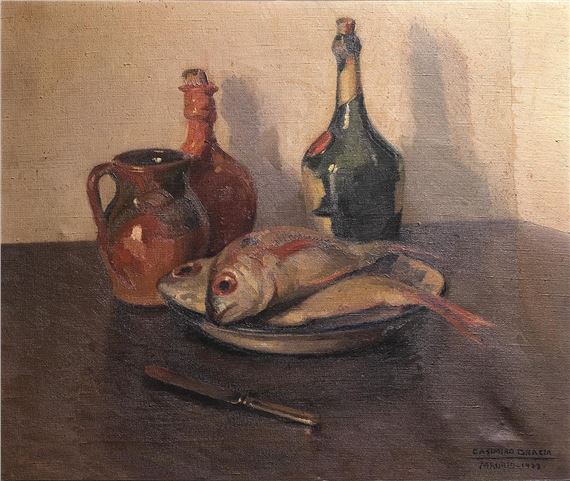 Bodegón by Casimiro Gracia Raga, 1923
