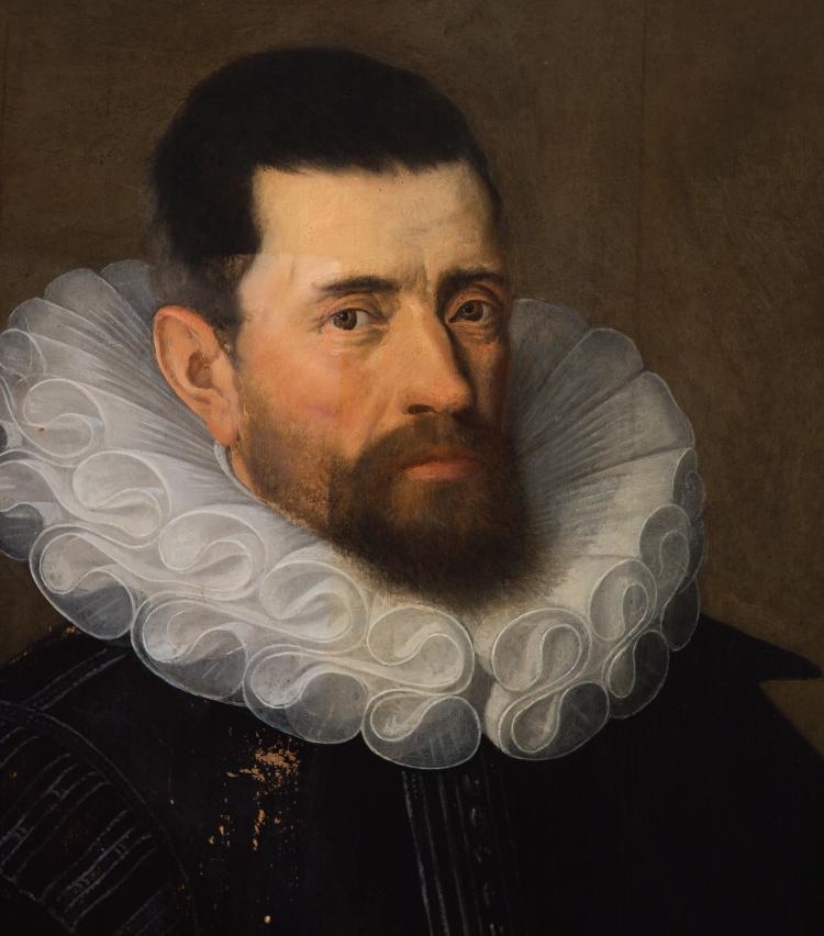 Frans Pourbus the Elder | Portrait gentleman with ruff and gloves ...