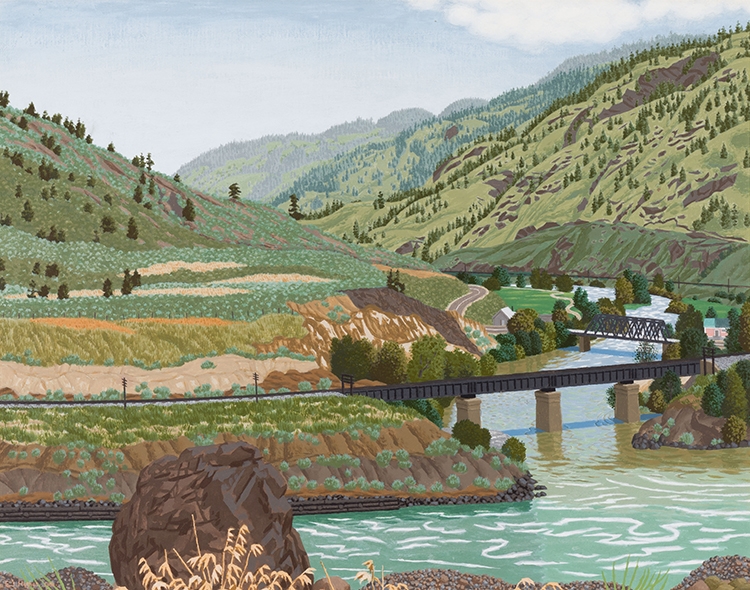 Edward John Hughes | Junction of the Thompson and Nicola Rivers (1986 ...