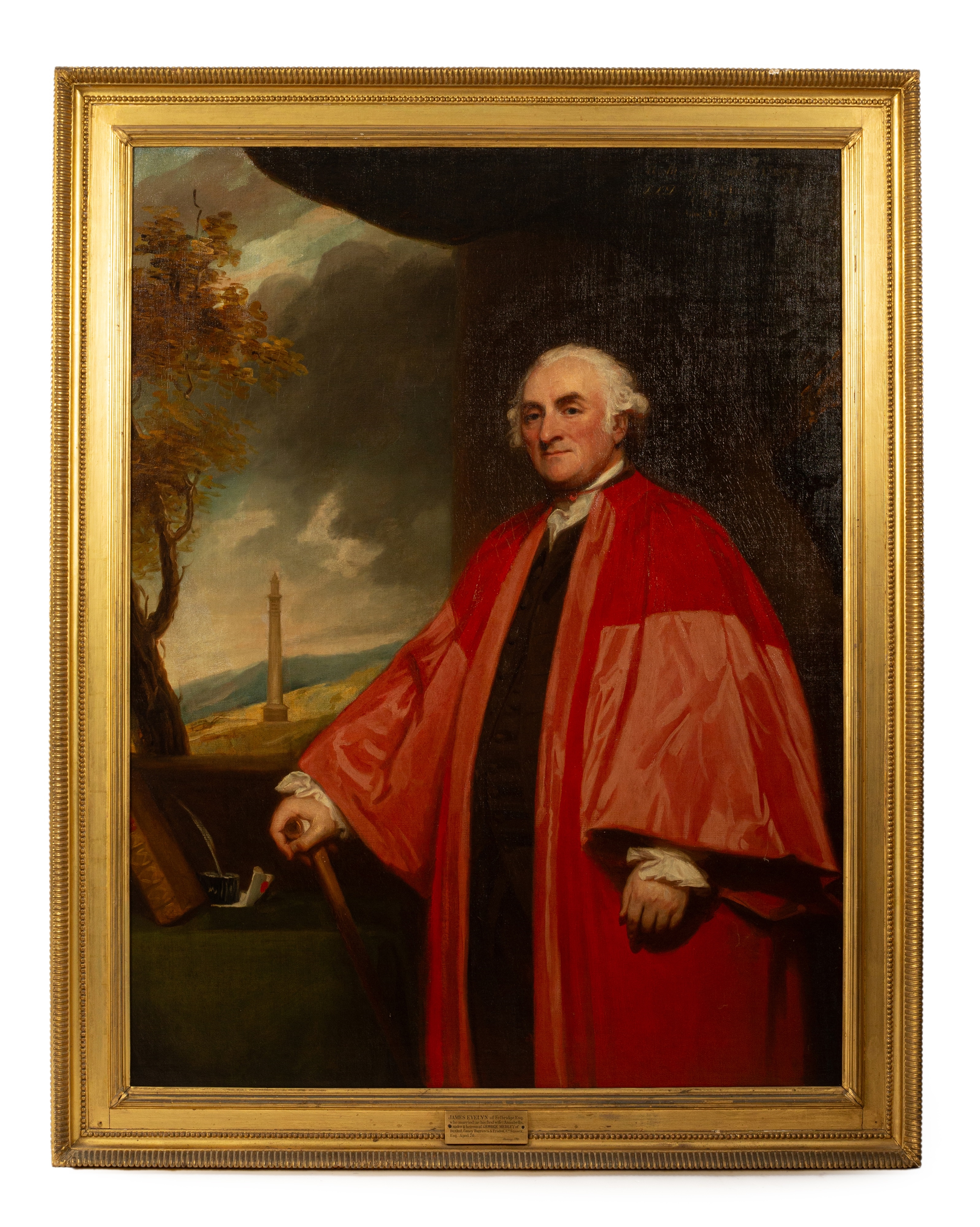 George Romney | Portrait of James Evelyn of Felbridge (1718) | MutualArt