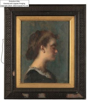 A profile portrait of Dorothy Tennant - Jean-Jacques Henner