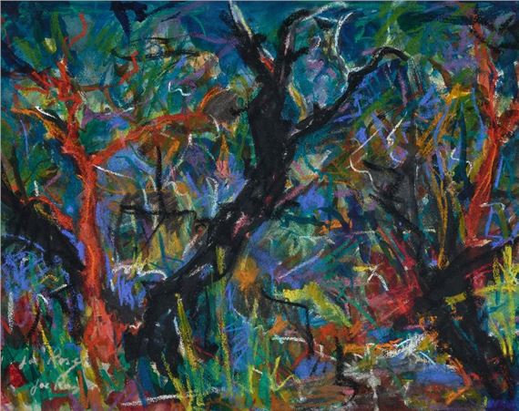 Abstract Forest Scene by Joe Rose, 1915 - 1999