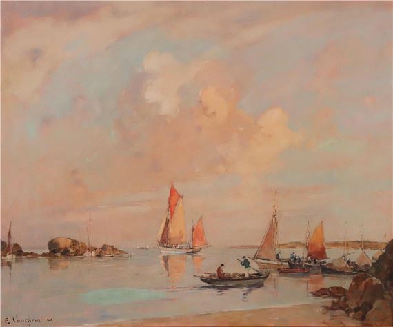 Voiliers dans la baie