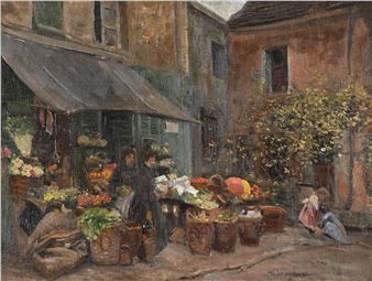 Fruiterie à Montmartre - H. Bigniel